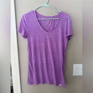 Victoria’s Secret Pink Cotton Lingerie Tee V-Neck – Large